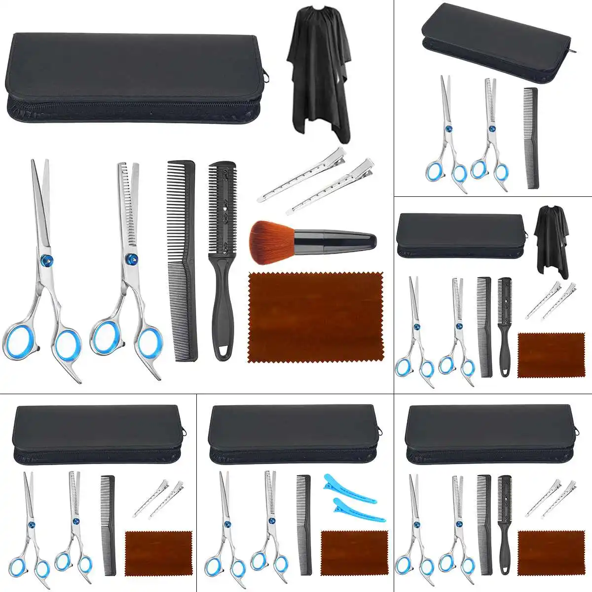 7/9/10Pc Professional Hair Hairdressing Scissors Kit 6 inch hair Cutting scissors salon scissor Hairdressing with comb Hair Cape
7/9/10Pc Professional Hair Hairdressing Scissors Kit 6 inch hair Cutting scissors salon scissor Hairdressing with comb Hair Cape