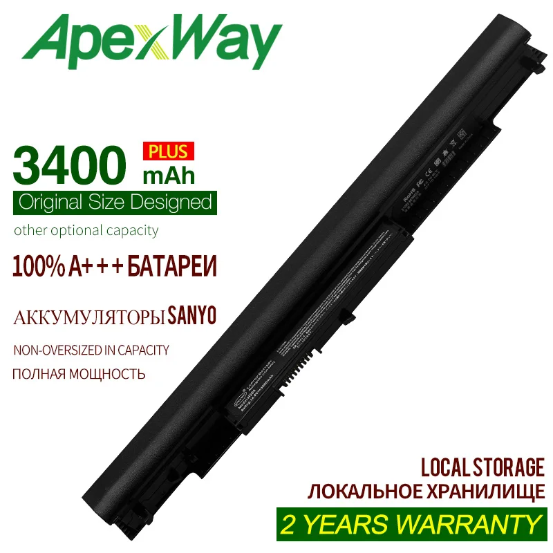 Аккумуляторная батарея SANYO CELLS для ноутбуков большой емкости, 3400 мАч, HS03 HS04 HSTNN-LB6V для ноутбуков HP 240 245 250 G4
Аккумуляторная батарея SANYO CELLS для ноутбуков большой емкости, 3400 мАч, HS03 HS04 HSTNN-LB6V для ноутбуков HP 240 245 250 G4