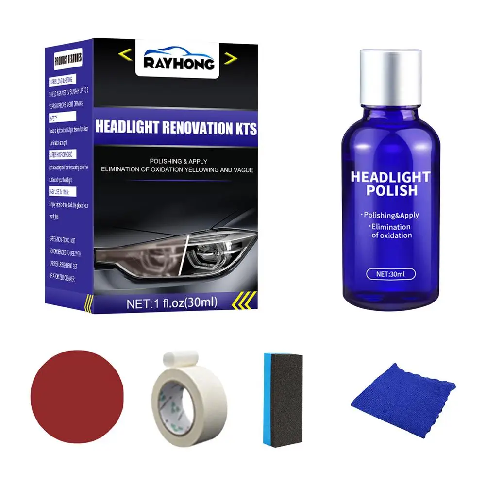 30 Ml Car Headlight Repair Liquid Auto Headlight Scratches Polish Repair Tools For Car Headlight Maintenance Restoration Kits
30 Ml Car Headlight Repair Liquid Auto Headlight Scratches Polish Repair Tools For Car Headlight Maintenance Restoration Kits