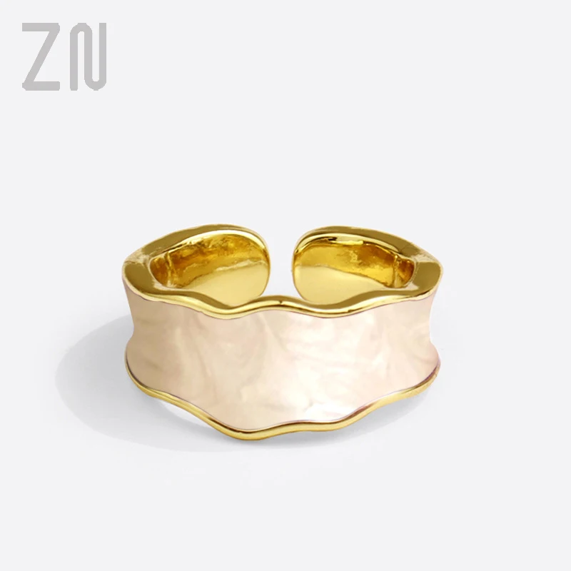 ZN Europe and America New Fashion Epoxy Ladies Ring Fashion Jewelry Gifts Creative Colorful Wavy Opening Finger Rings for Women
ZN Europe and America New Fashion Epoxy Ladies Ring Fashion Jewelry Gifts Creative Colorful Wavy Opening Finger Rings for Women