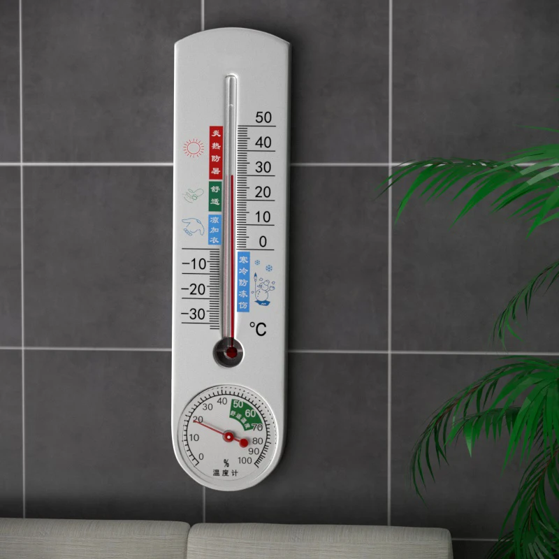 Vertical Thermometer And Hygrometer Wall Temperature Humidity Gauge For Bedroom Office Kitchen 2020 Hot Sale Silver
Vertical Thermometer And Hygrometer Wall Temperature Humidity Gauge For Bedroom Office Kitchen 2020 Hot Sale Silver