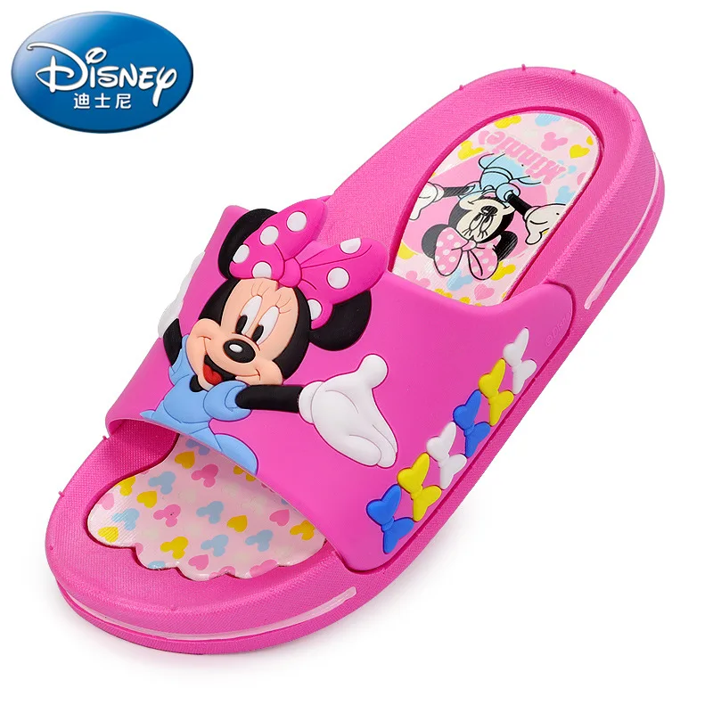 

Disney children's shoes baby slippers summer cartoon Mickey indoor anti-skid boys and girls baby cool Minnie slippers