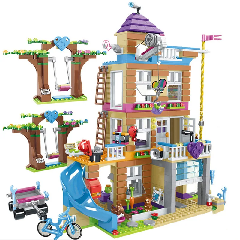 New 868pcs Girls Friends House Building Blocks with Luminous Stack Bricks Kids Toys for Children Christmas birthday Gift
New 868pcs Girls Friends House Building Blocks with Luminous Stack Bricks Kids Toys for Children Christmas birthday Gift