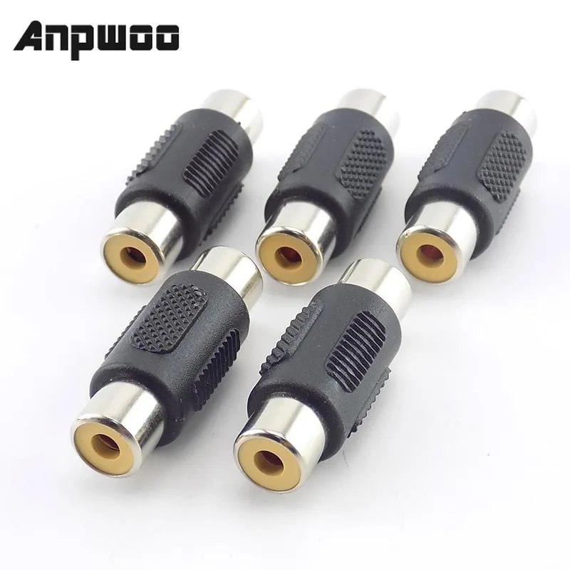 5 шт., Переходник RCA-RCA для камеры видеонаблюдения 
5 шт., Переходник RCA-RCA для камеры видеонаблюдения