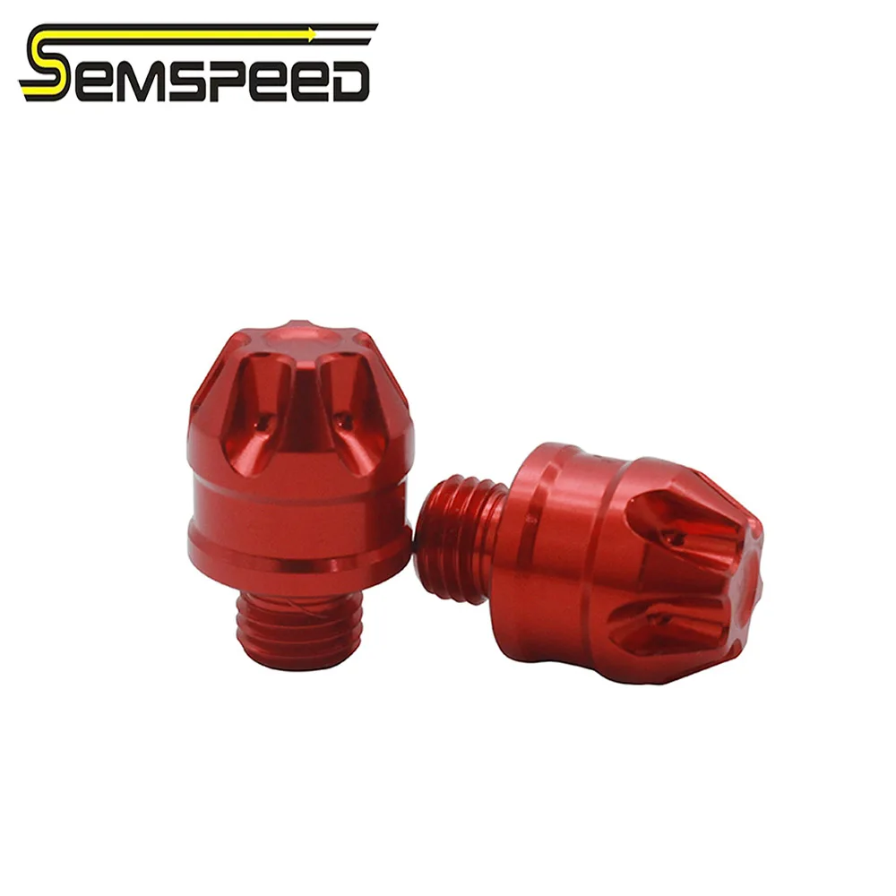 SEMSPEED Universal M10x1.25mm CNC Motorcycle Rear Side View Mirror Screw Cover Bolts Nut Plug For Honda X-ADV 750 2017-2019 2020
SEMSPEED Universal M10x1.25mm CNC Motorcycle Rear Side View Mirror Screw Cover Bolts Nut Plug For Honda X-ADV 750 2017-2019 2020