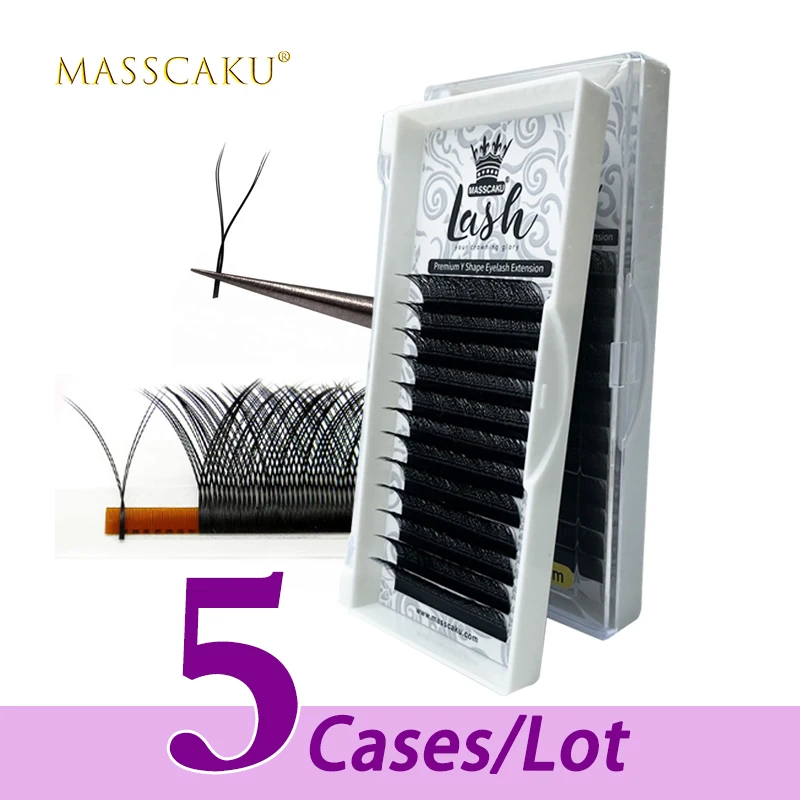 5case/lot MASSCAKU new arrivals yy eyelash super natural matte eyelash premium Y-shaped 8-15mm C/D curl fluffy lashes extension
5case/lot MASSCAKU new arrivals yy eyelash super natural matte eyelash premium Y-shaped 8-15mm C/D curl fluffy lashes extension