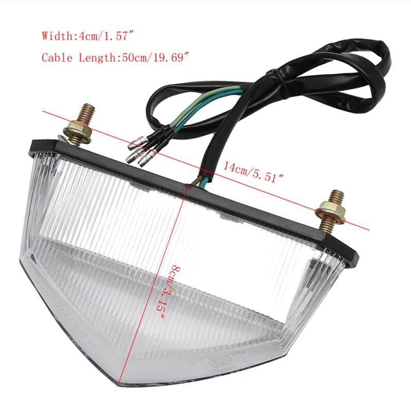 Universal Motorcycle ATV Red Indicator 10 LED Brake Stop Running Rear Tail Light 28GC
Universal Motorcycle ATV Red Indicator 10 LED Brake Stop Running Rear Tail Light 28GC