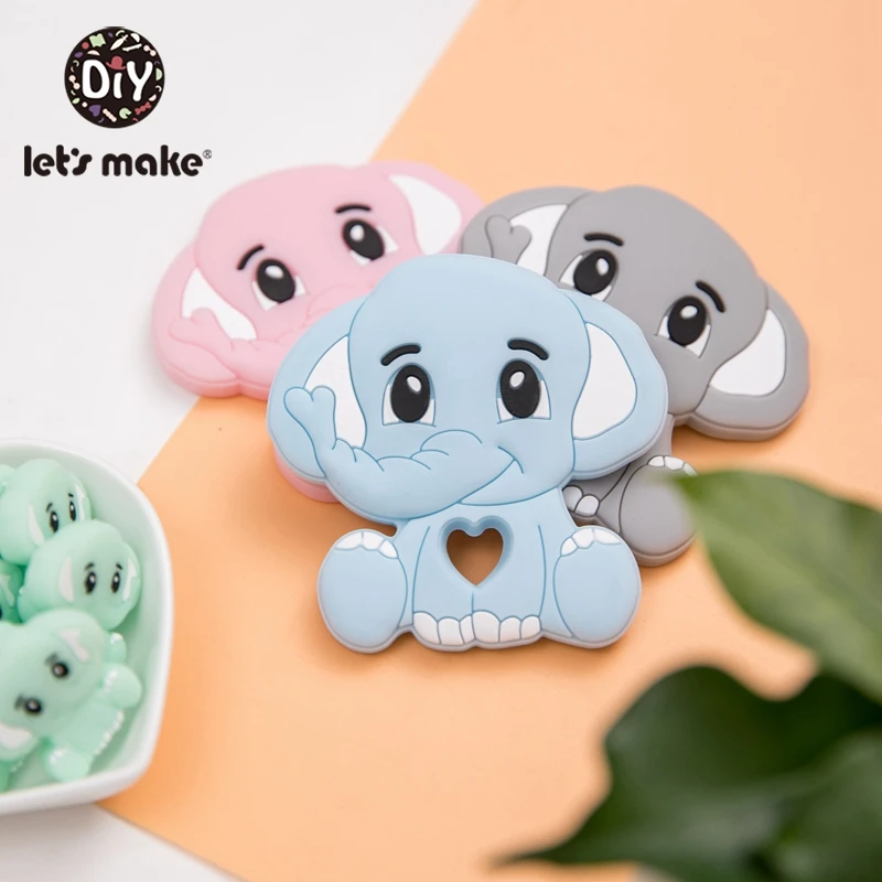 Let'S Make 1Pc Silicone Baby Teether Toddler Toys Diy Stroller Accessories For Pacifier Chain Elephant Food Grade Toys Baby Teet
Let'S Make 1Pc Silicone Baby Teether Toddler Toys Diy Stroller Accessories For Pacifier Chain Elephant Food Grade Toys Baby Teet