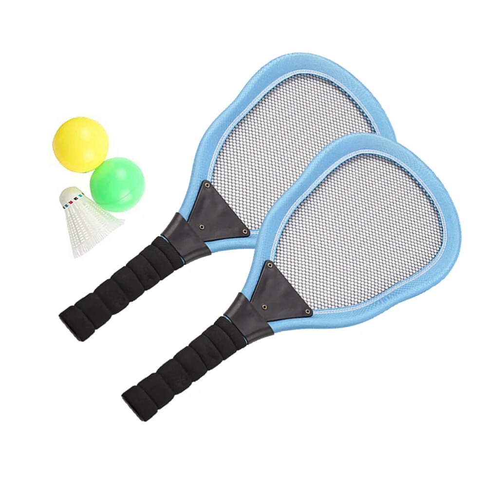 5pcs Sports Children's Cloth Art Tennis Racket Badminton Beach Racket Kids Outdoor Supplies (Red 2pcs Racket + 1pc Badminton
5pcs Sports Children's Cloth Art Tennis Racket Badminton Beach Racket Kids Outdoor Supplies (Red 2pcs Racket + 1pc Badminton