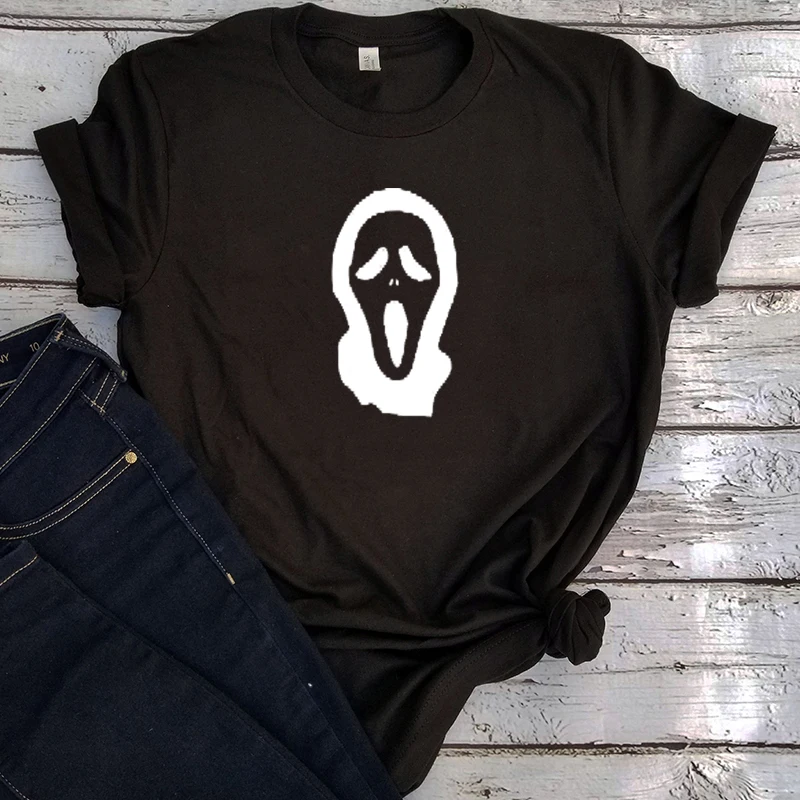 Футболка На Хэллоуин с принтом «Крик»
Футболка На Хэллоуин с принтом «Крик»