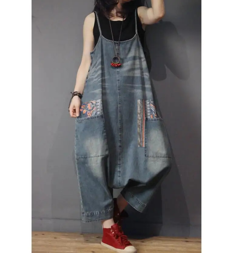 Vintage Bleached Denim Jumpsuits Ladies Scratched Patchwork Overalls Female spring Spaghetti Strap Rompers Jeans r1134
Vintage Bleached Denim Jumpsuits Ladies Scratched Patchwork Overalls Female spring Spaghetti Strap Rompers Jeans r1134