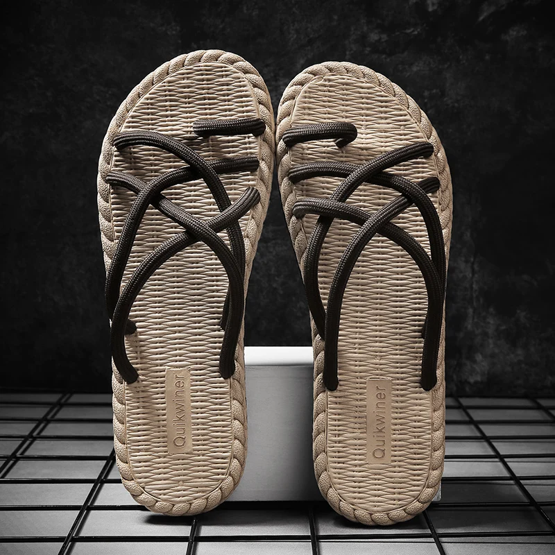 Men's sandals 2021 summer new slippers men's personalized knitting casual wear dual purpose trend antiskid beach shoes
Men's sandals 2021 summer new slippers men's personalized knitting casual wear dual purpose trend antiskid beach shoes