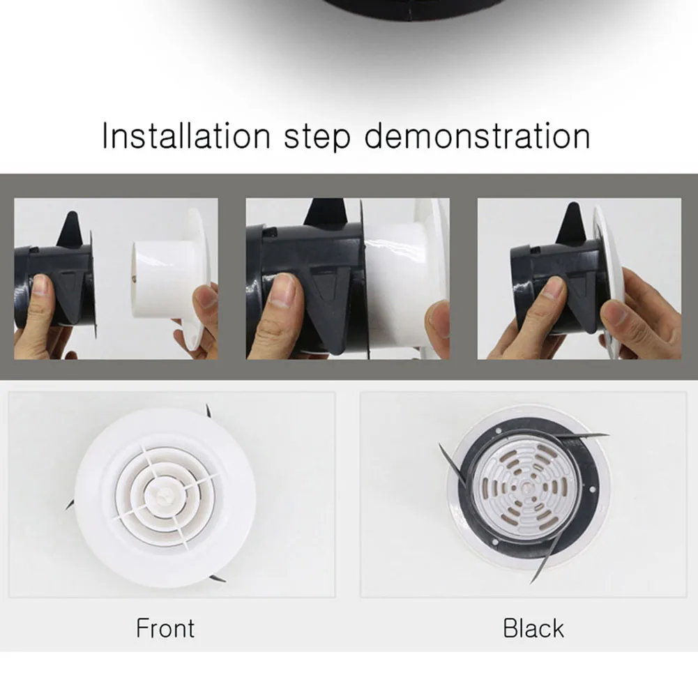 Plastic Round Air Exhaust Vent Louver Grille Cover Wall Ventilation Inlet Outlet For Bathroom Kitchen Exterior Wall Air Vent
Plastic Round Air Exhaust Vent Louver Grille Cover Wall Ventilation Inlet Outlet For Bathroom Kitchen Exterior Wall Air Vent