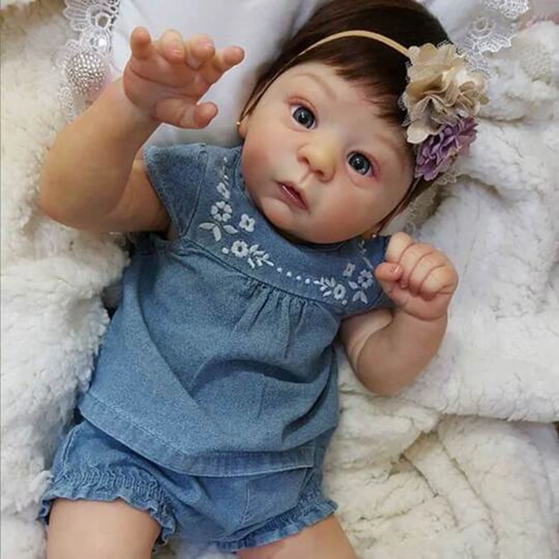 18" Realistic Reborn Baby Doll Girl, silicone, original soft, toddler doll toy, 2-5 years old, holiday gift, birthday gift
18" Realistic Reborn Baby Doll Girl, silicone, original soft, toddler doll toy, 2-5 years old, holiday gift, birthday gift