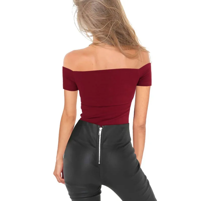 Sexy Off Shoulder Tops Women Summer Short Sleeve Cotton T Shirt Women 2021 New Arrivals Fashion Casual Slim Fit Tee Shirts Black
Sexy Off Shoulder Tops Women Summer Short Sleeve Cotton T Shirt Women 2021 New Arrivals Fashion Casual Slim Fit Tee Shirts Black