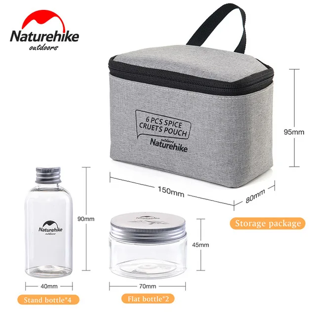 Naturehike Outdoor Portable Picnic Seasoning Bottles Cans BBQ Camping Tableware Storage Container With Bag For BBQ
Naturehike Outdoor Portable Picnic Seasoning Bottles Cans BBQ Camping Tableware Storage Container With Bag For BBQ