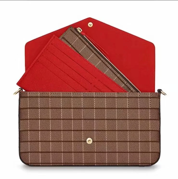 Genuine Leather High Quality Female Bag Leather High-quality One-shoulder Messenger Detachable Three-piece Small Square Bag
Genuine Leather High Quality Female Bag Leather High-quality One-shoulder Messenger Detachable Three-piece Small Square Bag