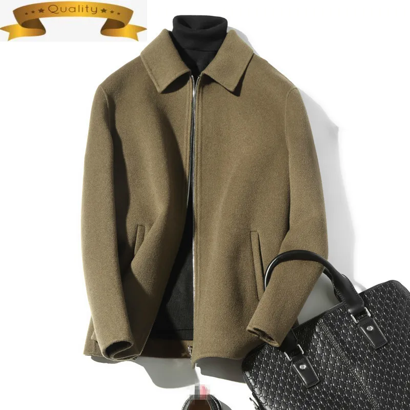 Autumn Double-side Woolen Coat Winter Jacket Men 100% Wool Coat Streetwear Windbreaker Mens Jackets and Coat LM11-1027 MY1171
Autumn Double-side Woolen Coat Winter Jacket Men 100% Wool Coat Streetwear Windbreaker Mens Jackets and Coat LM11-1027 MY1171