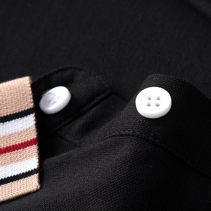 Spring Pure Color Embroidered Short Sleeve Polo Shirt Men's Summer British Fashion Men's Cotton Lapel Knitted POLO Shirt
Spring Pure Color Embroidered Short Sleeve Polo Shirt Men's Summer British Fashion Men's Cotton Lapel Knitted POLO Shirt