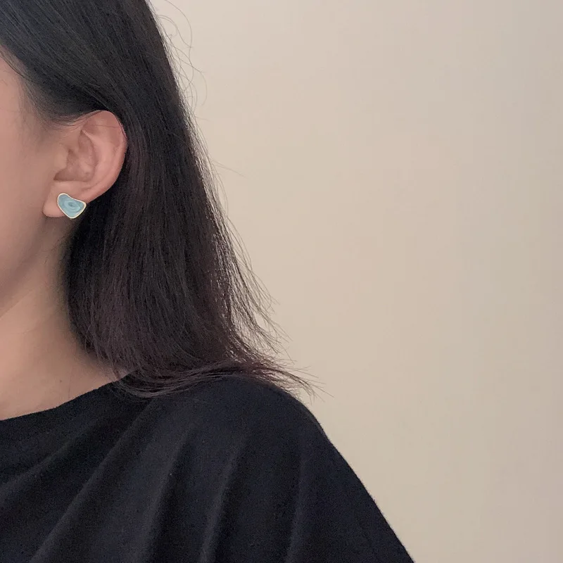 Delicate Jewelry 3 Sets Earrings Green Blue Pink Enamel Small stud Earrings Golden Jewelry For Women Student Gifts
Delicate Jewelry 3 Sets Earrings Green Blue Pink Enamel Small stud Earrings Golden Jewelry For Women Student Gifts