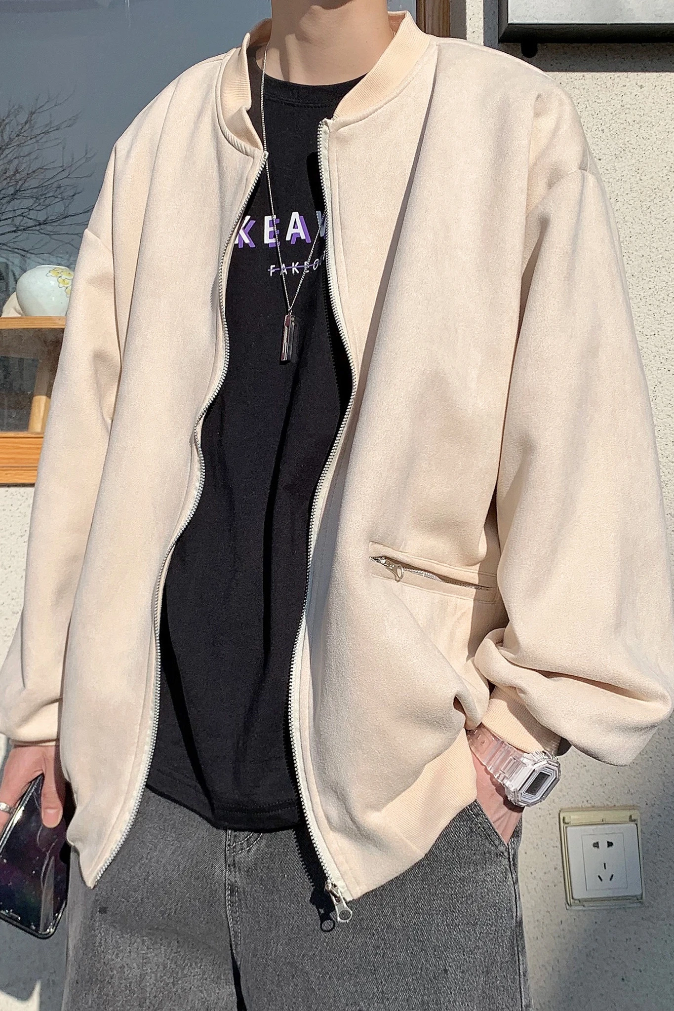 2021 New Coat Men's Spring and Autumn Korean Style Loose Ins Top Hong Kong Style Trendy Versatile Retro Baseball Uniform Jacket
2021 New Coat Men's Spring and Autumn Korean Style Loose Ins Top Hong Kong Style Trendy Versatile Retro Baseball Uniform Jacket