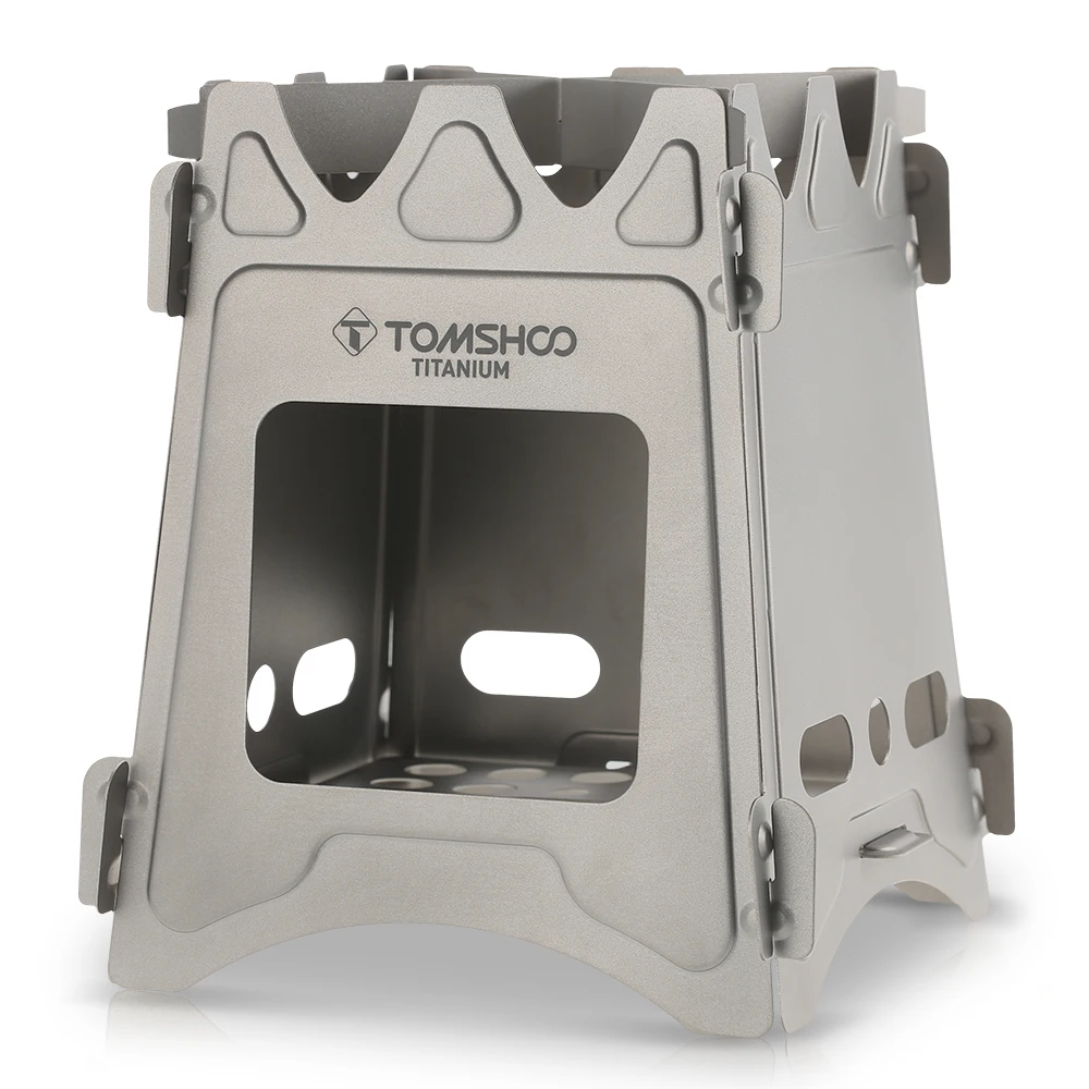 TOMSHOO Camping Wood Stove Portable Folding Lightweight Titanium Wood Burning Backpacking Stove for Outdoor Survival Cooking
TOMSHOO Camping Wood Stove Portable Folding Lightweight Titanium Wood Burning Backpacking Stove for Outdoor Survival Cooking