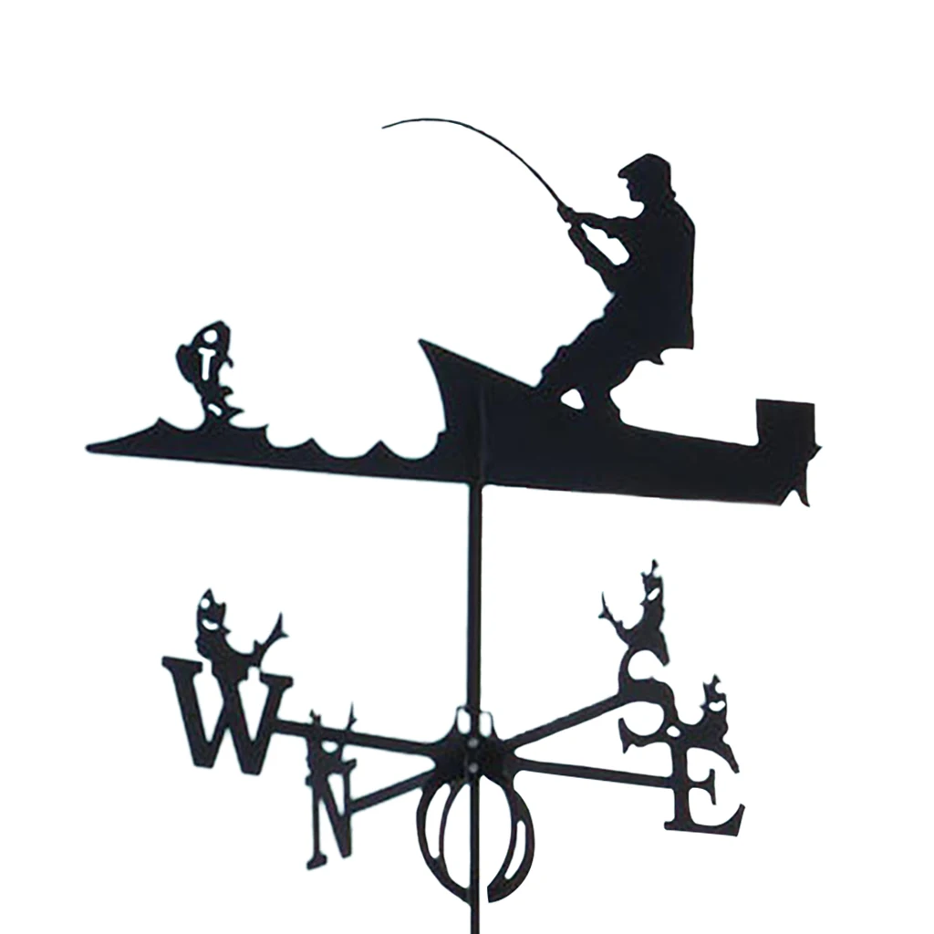 Stainless Steel Weathervane Weather Vane Outdoor Scene Black 20inch Tall
Stainless Steel Weathervane Weather Vane Outdoor Scene Black 20inch Tall