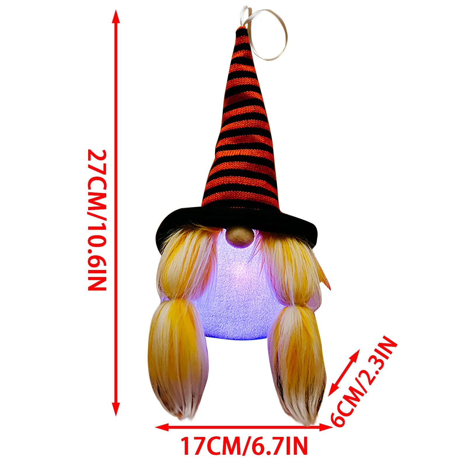 Christmas Halloween Rudolph Doll Pendant Braids Faceless Doll Knit Cap Halloween Dwarf Doll With Light Gnomes Decorations
Christmas Halloween Rudolph Doll Pendant Braids Faceless Doll Knit Cap Halloween Dwarf Doll With Light Gnomes Decorations
