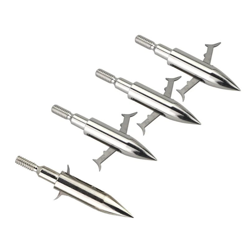6pcs 160 Grain Hunting Arrowhead Archery Fishing Arrow Head Stainless Steel Broadheads Recurve Compound Bow Shooting Accessories
6pcs 160 Grain Hunting Arrowhead Archery Fishing Arrow Head Stainless Steel Broadheads Recurve Compound Bow Shooting Accessories