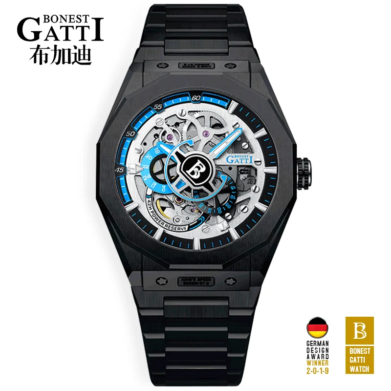 Luxury Black Men's Watch For Men Automatic Mechanical Watches Stainless Steel Waterproof Luminous Wristwatch relogio masculino
Luxury Black Men's Watch For Men Automatic Mechanical Watches Stainless Steel Waterproof Luminous Wristwatch relogio masculino