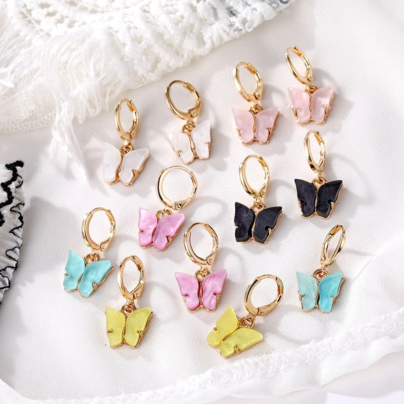 ZOVOLI 2020 New Women's Earrings Fashion Color Acrylic Butterfly Stud Earrings Animal Sweet Colorful Stud Earrings Girls Jewelry
ZOVOLI 2020 New Women's Earrings Fashion Color Acrylic Butterfly Stud Earrings Animal Sweet Colorful Stud Earrings Girls Jewelry
