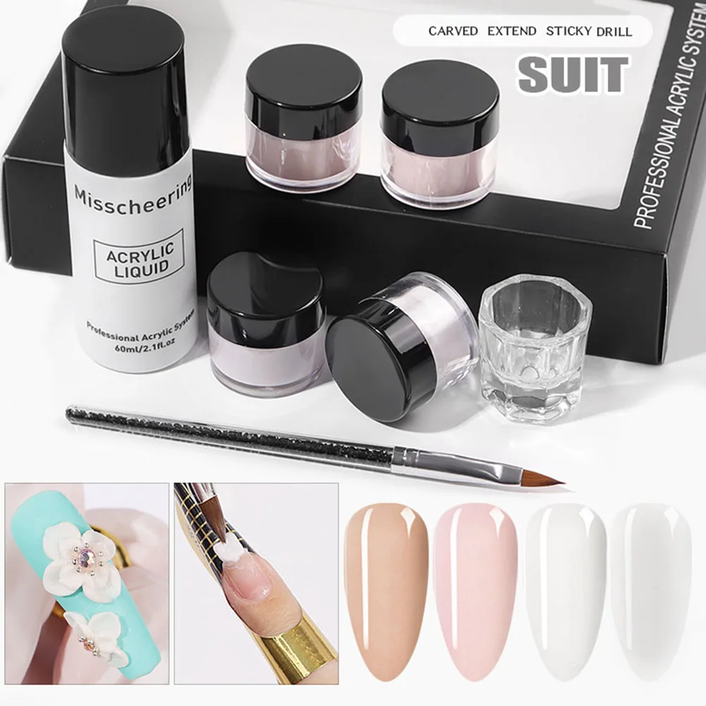 Nail Acrylic Powder and Liquid Monomer Set Manicure Tool for DIY Nail Art Nail Extension Set for Professionals Beginners
Nail Acrylic Powder and Liquid Monomer Set Manicure Tool for DIY Nail Art Nail Extension Set for Professionals Beginners