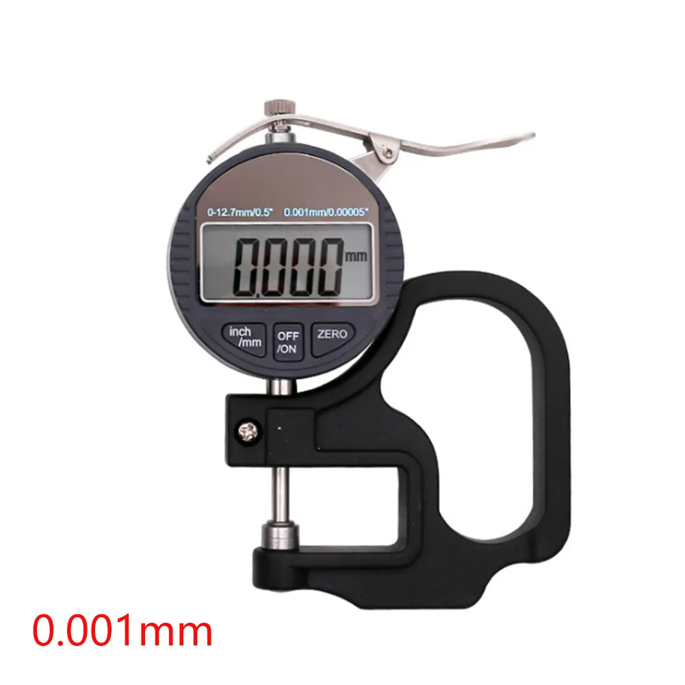 0-12.7mm Measuring Tool Digital Thickness Gauge Electronic For Paper Portable Jewelry LCD Screen Depth Tester Leather Handheld
0-12.7mm Measuring Tool Digital Thickness Gauge Electronic For Paper Portable Jewelry LCD Screen Depth Tester Leather Handheld