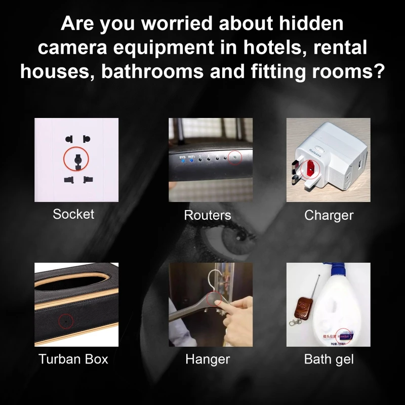 Multifunctional Mini LED Anti Candid Detector Hidden Camera Scanner Infrared Anti-Spy Tracker Protect Privacy Secure Scan
Multifunctional Mini LED Anti Candid Detector Hidden Camera Scanner Infrared Anti-Spy Tracker Protect Privacy Secure Scan