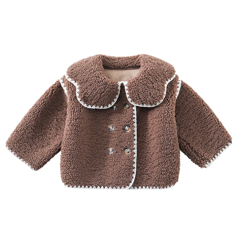 Girls' Embroidered Fur Coat 2020 Winter Clothes Baby Western Style Internet Celebrity Solid Color Coat Children's Clothing 
Girls' Embroidered Fur Coat 2020 Winter Clothes Baby Western Style Internet Celebrity Solid Color Coat Children's Clothing