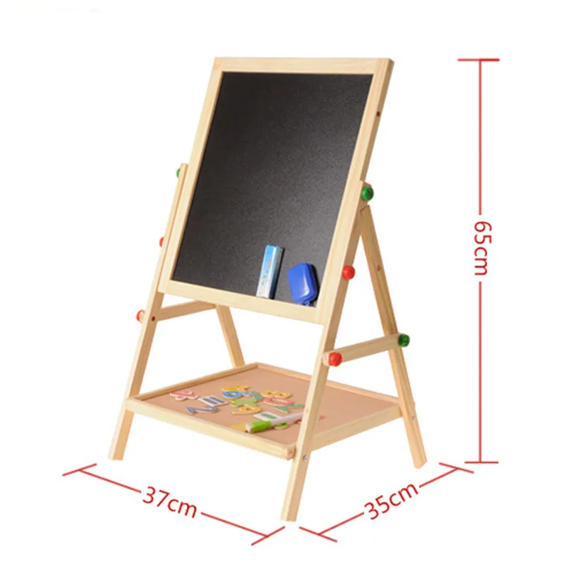 Wooden Drawing Blackboard Whiteboard Double Sided Adjustable Easel Painting Toy Early Education Learning Toys For Children Kids
Wooden Drawing Blackboard Whiteboard Double Sided Adjustable Easel Painting Toy Early Education Learning Toys For Children Kids