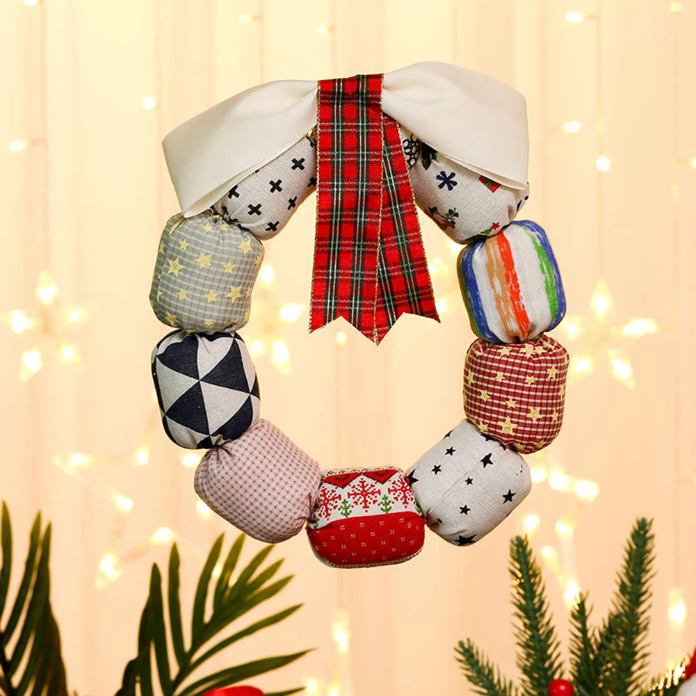 Christmas Cloth Wreath Decorative Collection Holiday Door Front Door Hanging Wreath Party Props Xmas Tree Decoration
Christmas Cloth Wreath Decorative Collection Holiday Door Front Door Hanging Wreath Party Props Xmas Tree Decoration