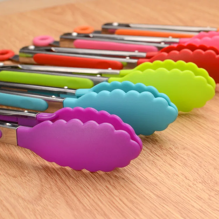 Grill Kitchen Accessories Plastic Silicone Food Tong Stainless Steel Kitchen Tongs Non-slip Cooking Clip Clamp BBQ Salad Tools
Grill Kitchen Accessories Plastic Silicone Food Tong Stainless Steel Kitchen Tongs Non-slip Cooking Clip Clamp BBQ Salad Tools