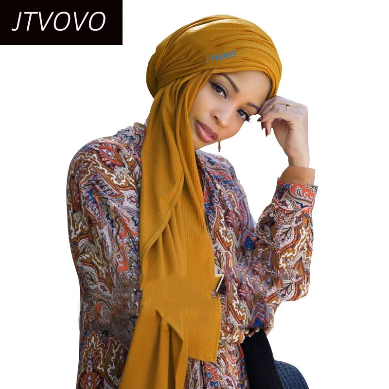 2021 New Muslim Women's Hijad Scarf Crushed Monochrome Turban Hot Sale Baotou Jersey Pleated Scarf Headband Islam Clothing Hot
2021 New Muslim Women's Hijad Scarf Crushed Monochrome Turban Hot Sale Baotou Jersey Pleated Scarf Headband Islam Clothing Hot