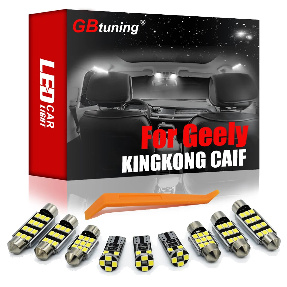 GBtuning Canbus Error Free LED 10PCS For Geely KINGKONG CAIF 2015+ Vehicle Interior Trunk Indoor Map Lamp Light Accessories Kit
GBtuning Canbus Error Free LED 10PCS For Geely KINGKONG CAIF 2015+ Vehicle Interior Trunk Indoor Map Lamp Light Accessories Kit
