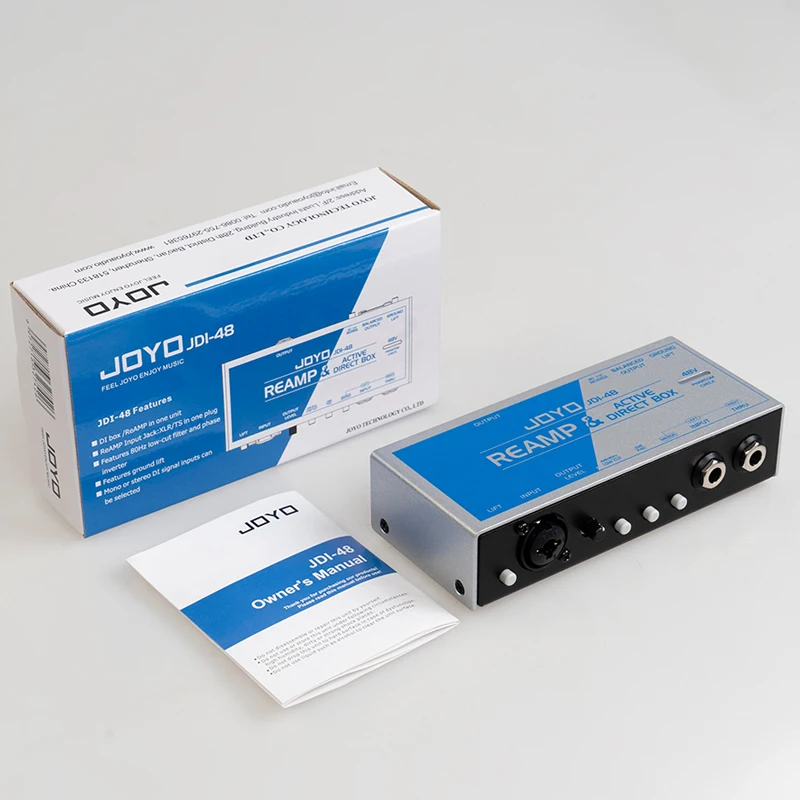 

JOYO JDI-48 Stereo Mix Guitar Effect Pedal Preamp DI BOX Signal Switching Recording Live Performance DI Direct Box Multi Effects