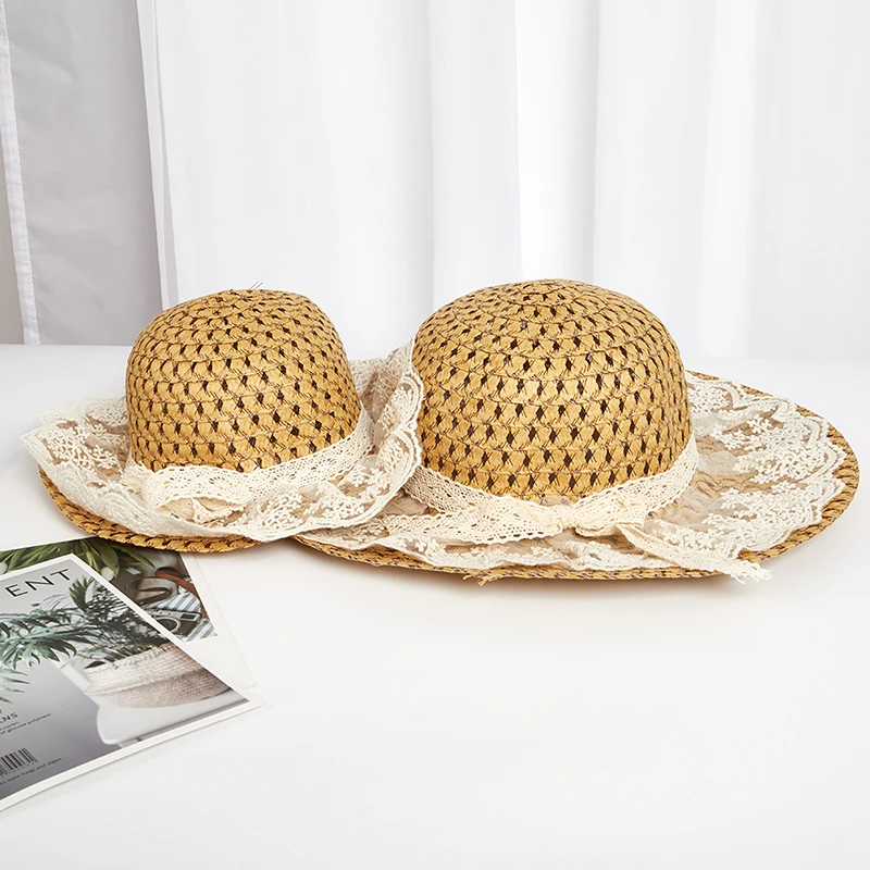 1pc Women Wide Brim Straw Lace Sun Hats ForBeach Side Cap Floppy Female Straw Hat Lace Hat Summer Hat 
1pc Women Wide Brim Straw Lace Sun Hats ForBeach Side Cap Floppy Female Straw Hat Lace Hat Summer Hat