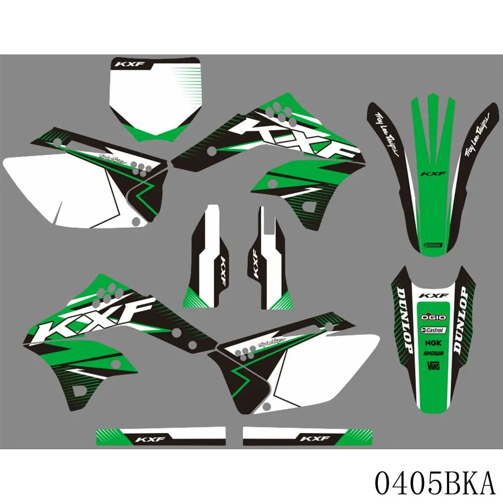 Full Graphics Decals Stickers Motorcycle Background Custom Number Name For Kawasaki KX250F KXF250 KX 250F KXF 250 2006 2007 2008
Full Graphics Decals Stickers Motorcycle Background Custom Number Name For Kawasaki KX250F KXF250 KX 250F KXF 250 2006 2007 2008