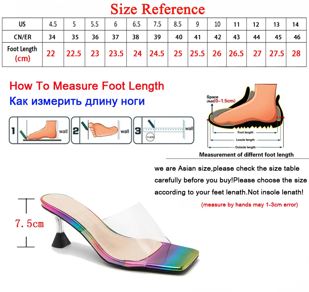 Summer Women Slides Shoes PVC Clear Transparent Open Square Toe Female Shoes Holographic Cup Heel Size 43 Mules for Women 2021
Summer Women Slides Shoes PVC Clear Transparent Open Square Toe Female Shoes Holographic Cup Heel Size 43 Mules for Women 2021
