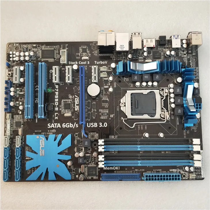 P7P55D-E LX for ASUS original motherboard LGA 1156 DDR3 for i3 i5 i7 cpu 16GB USB2.0 USB3.0 P55 Desktop motherboard 
P7P55D-E LX for ASUS original motherboard LGA 1156 DDR3 for i3 i5 i7 cpu 16GB USB2.0 USB3.0 P55 Desktop motherboard