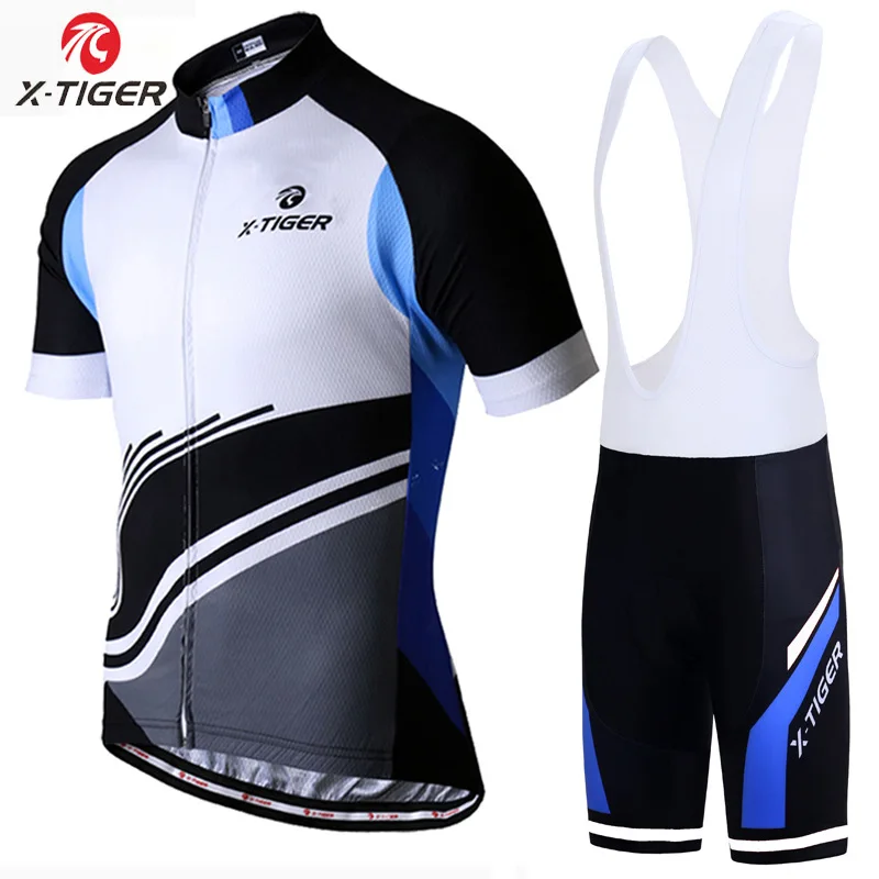 X-tiger Summer Cycling Jersey Suit Men's Cycling Kit Short Sleeve Top Jumpsuit Bikers Shorts Set Clothes Mountain Bike Clothing
X-tiger Summer Cycling Jersey Suit Men's Cycling Kit Short Sleeve Top Jumpsuit Bikers Shorts Set Clothes Mountain Bike Clothing