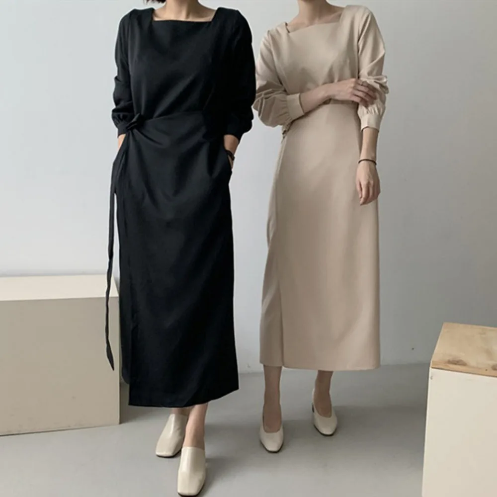 Women Dresses Elegant Square Collar Lacing Solid Japanese Style Double Layer Dress Ladies Spring Temperament Female Clothing
Women Dresses Elegant Square Collar Lacing Solid Japanese Style Double Layer Dress Ladies Spring Temperament Female Clothing