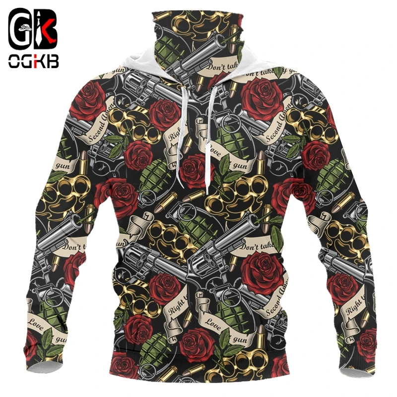 OGKB 3D Mask Hoodies Men Gun And Red Rose 3D Full Print Sweatshirt With Mask Fashion Pullover Harajuku Tracksuits Streetwear
OGKB 3D Mask Hoodies Men Gun And Red Rose 3D Full Print Sweatshirt With Mask Fashion Pullover Harajuku Tracksuits Streetwear