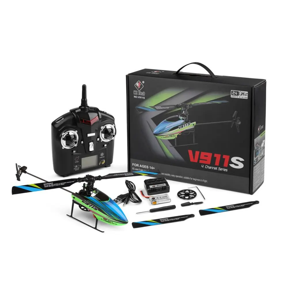 WLtoys V911S 4CH 6G Non-aileron RC Helicopter Aircraft Aileron Aircraft Remote Controller With USB Charger Aircraft Leaf
WLtoys V911S 4CH 6G Non-aileron RC Helicopter Aircraft Aileron Aircraft Remote Controller With USB Charger Aircraft Leaf