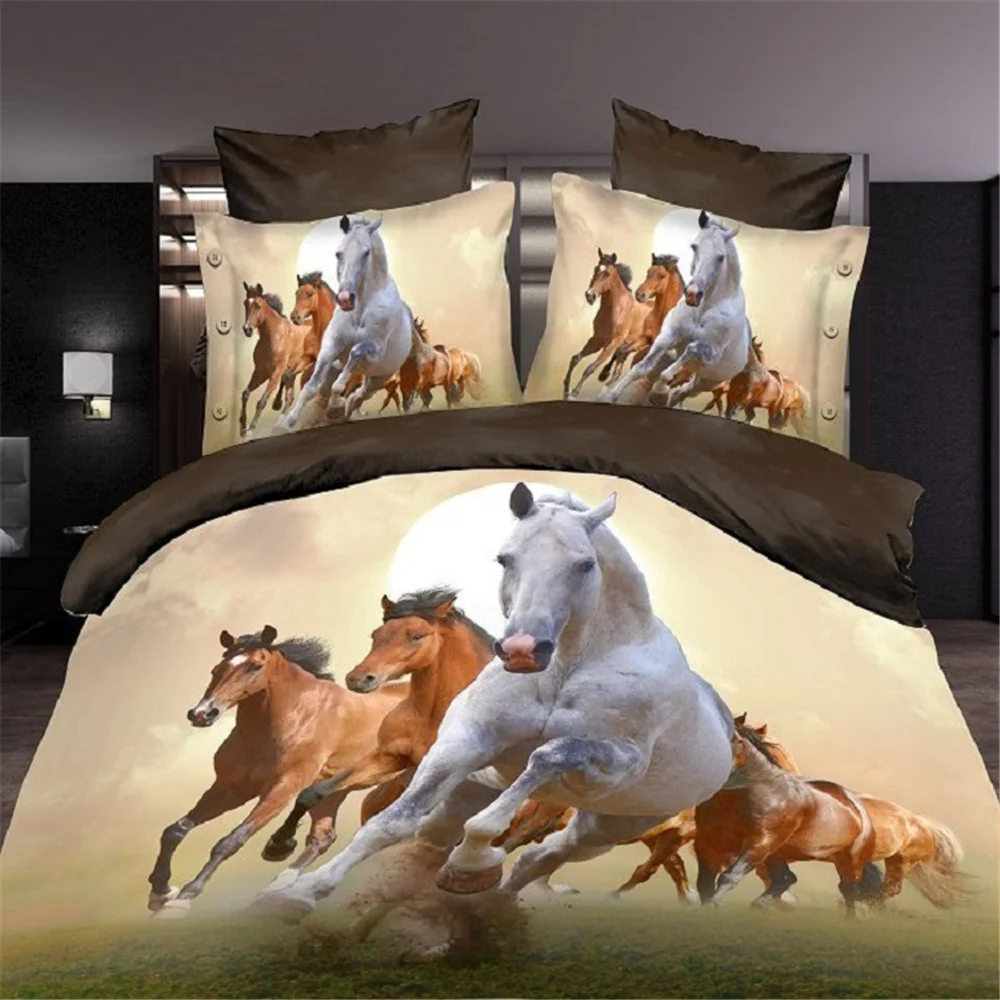 Horse Children Bedding Sets Gifts Horse Colorful Horse Printing Duvet Cover Sets For Kids Girls Boys 2/3pcs
Horse Children Bedding Sets Gifts Horse Colorful Horse Printing Duvet Cover Sets For Kids Girls Boys 2/3pcs